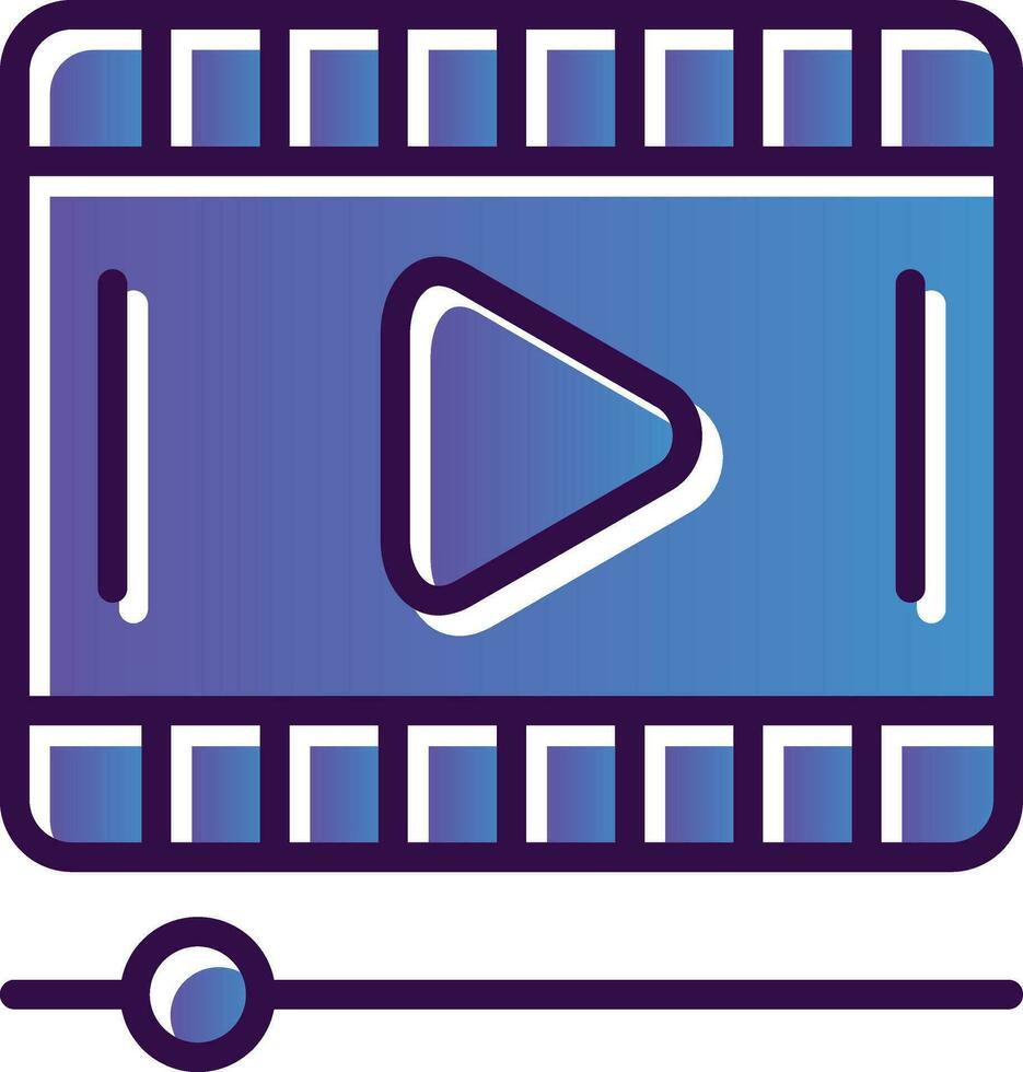 Video Vector Icon Design