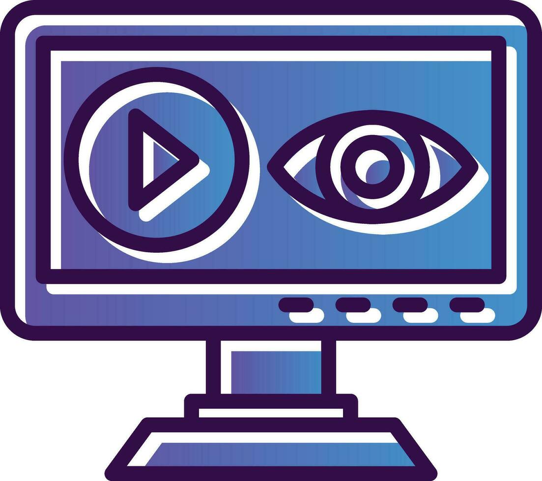 Views Vector Icon Design