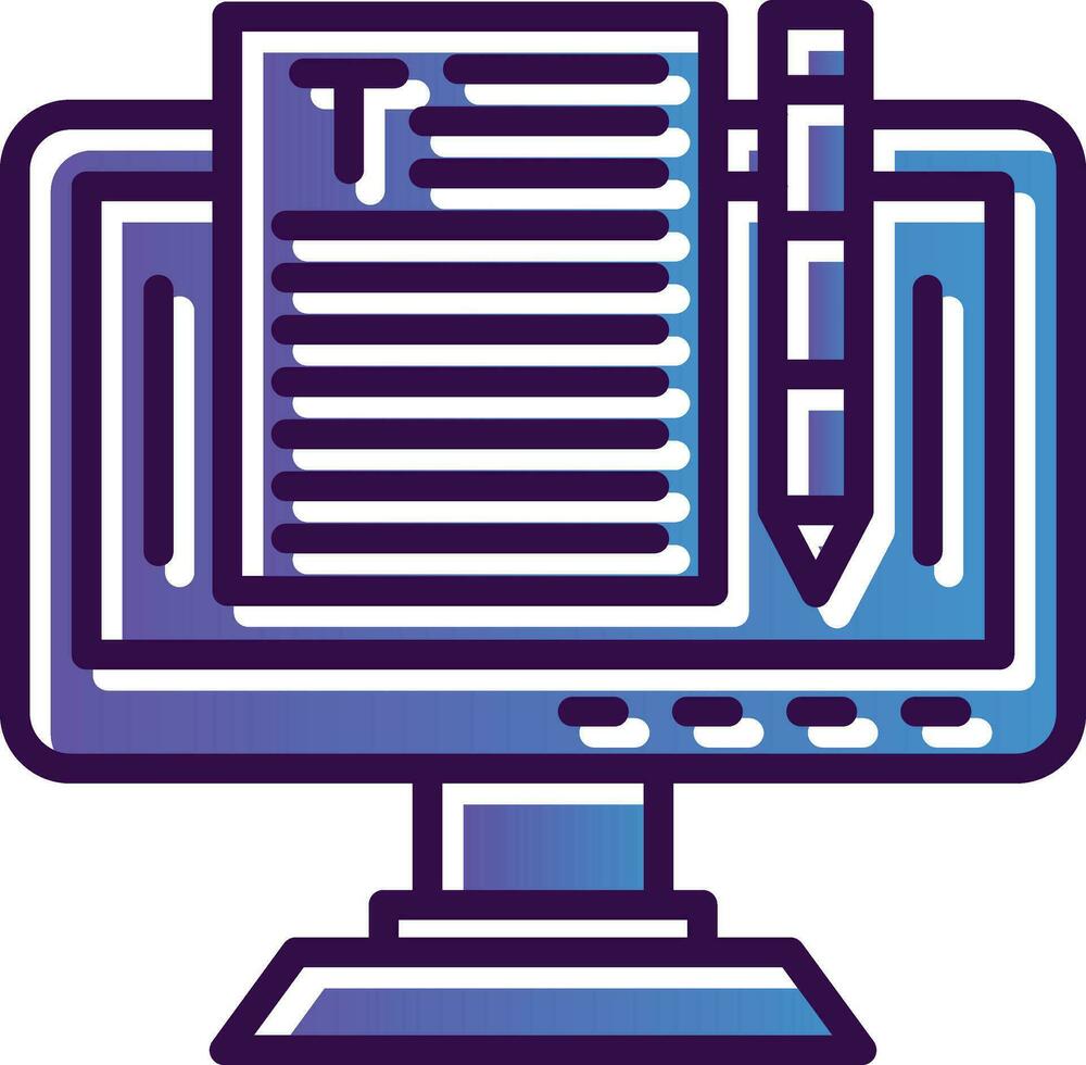 Copywriting Vector Icon Design