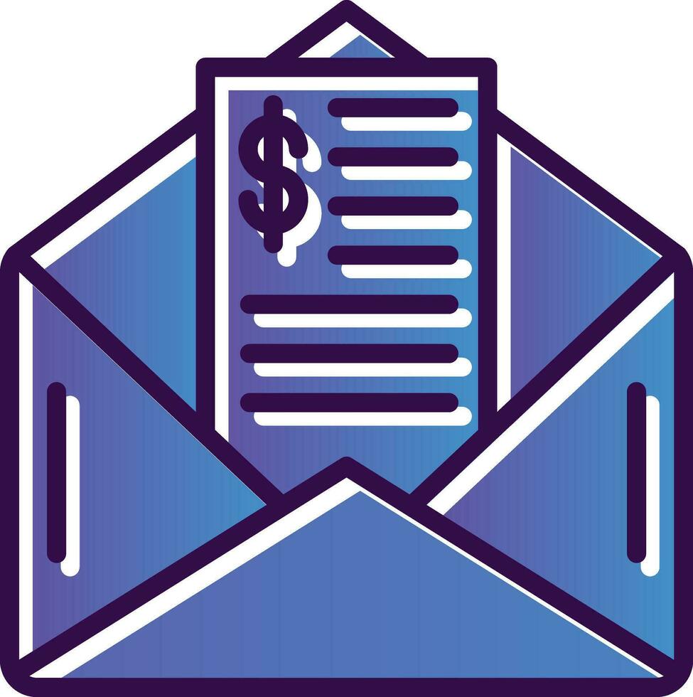 Paycheck Vector Icon Design