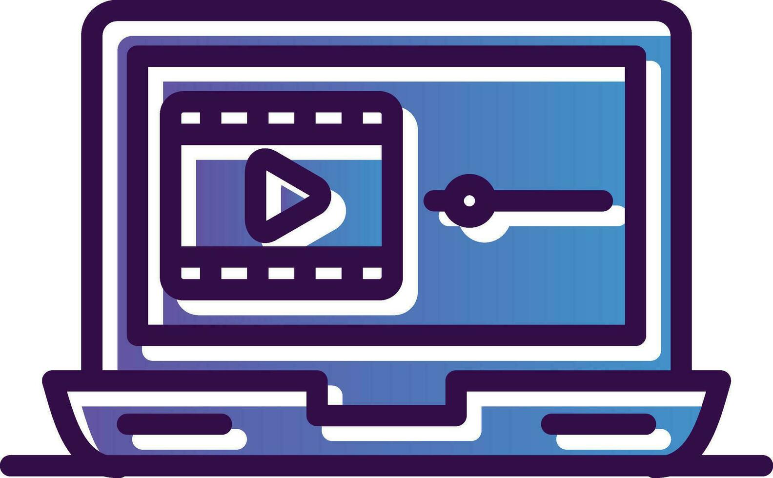 Video player Vector Icon Design
