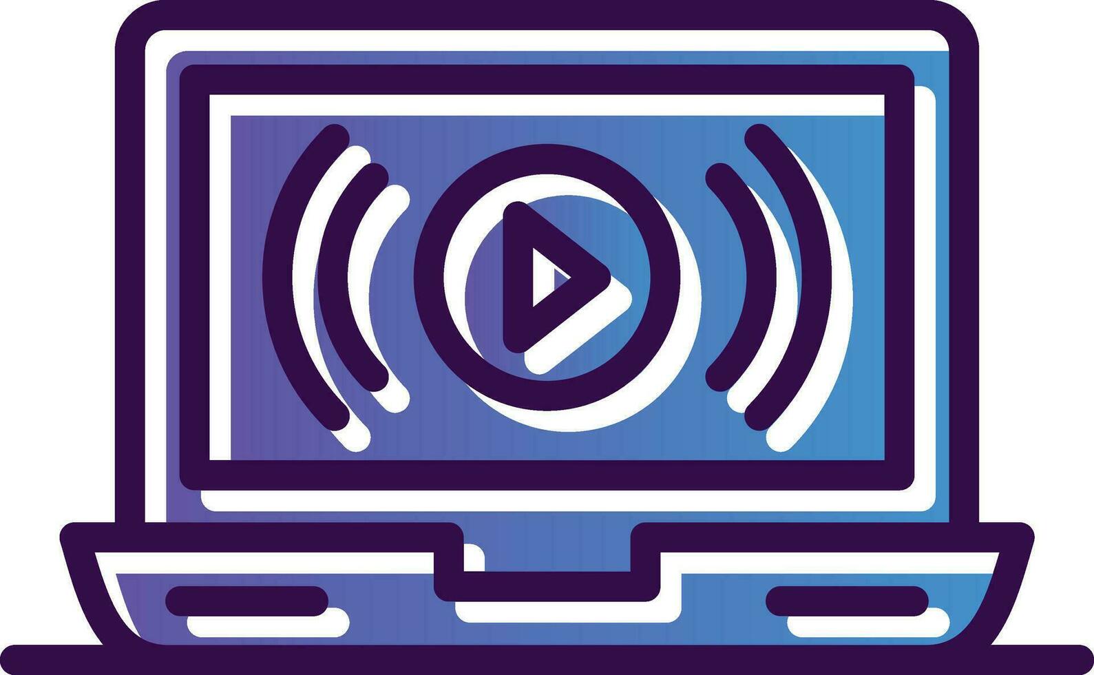 Laptop Vector Icon Design