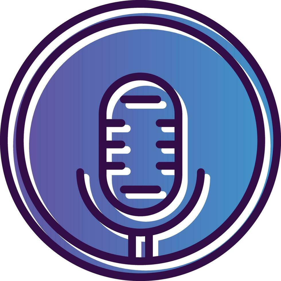 Podcast Vector Icon Design