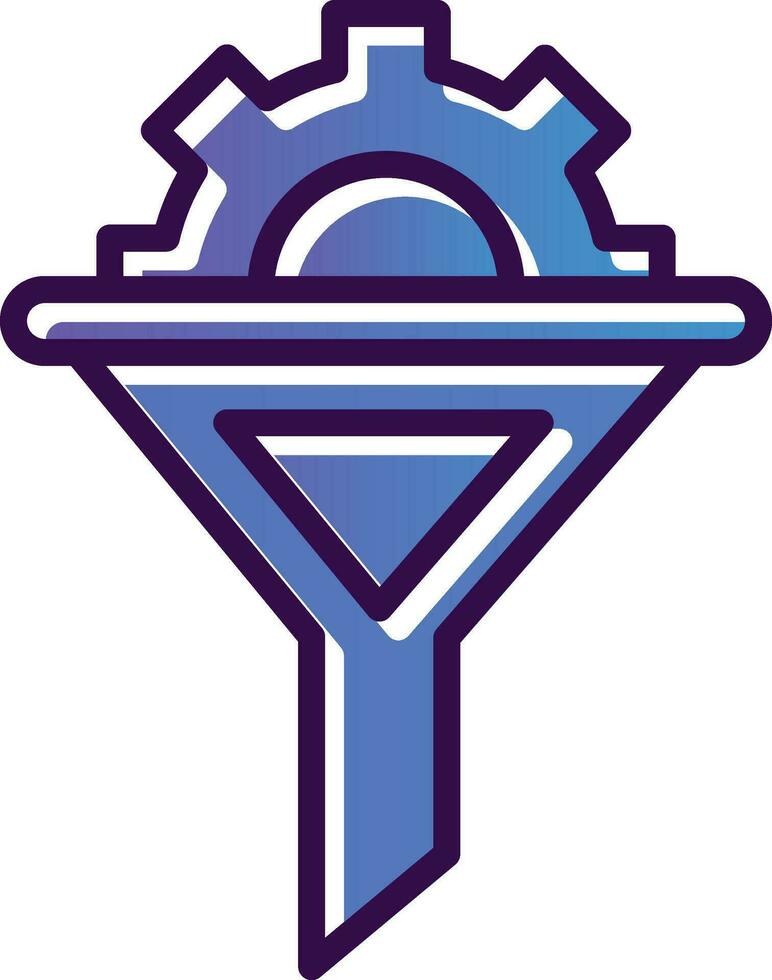 Funnel Vector Icon Design