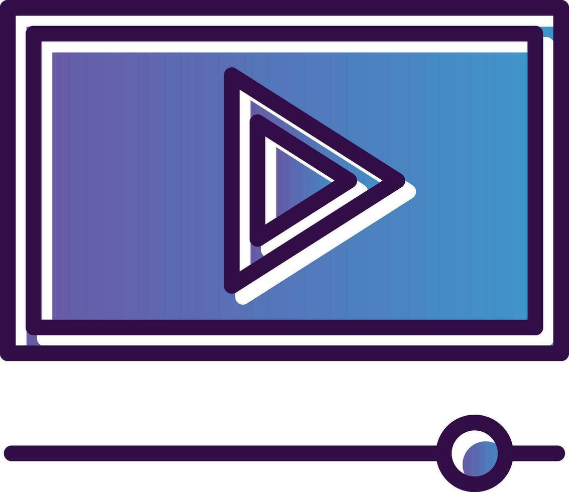 Video Vector Icon Design