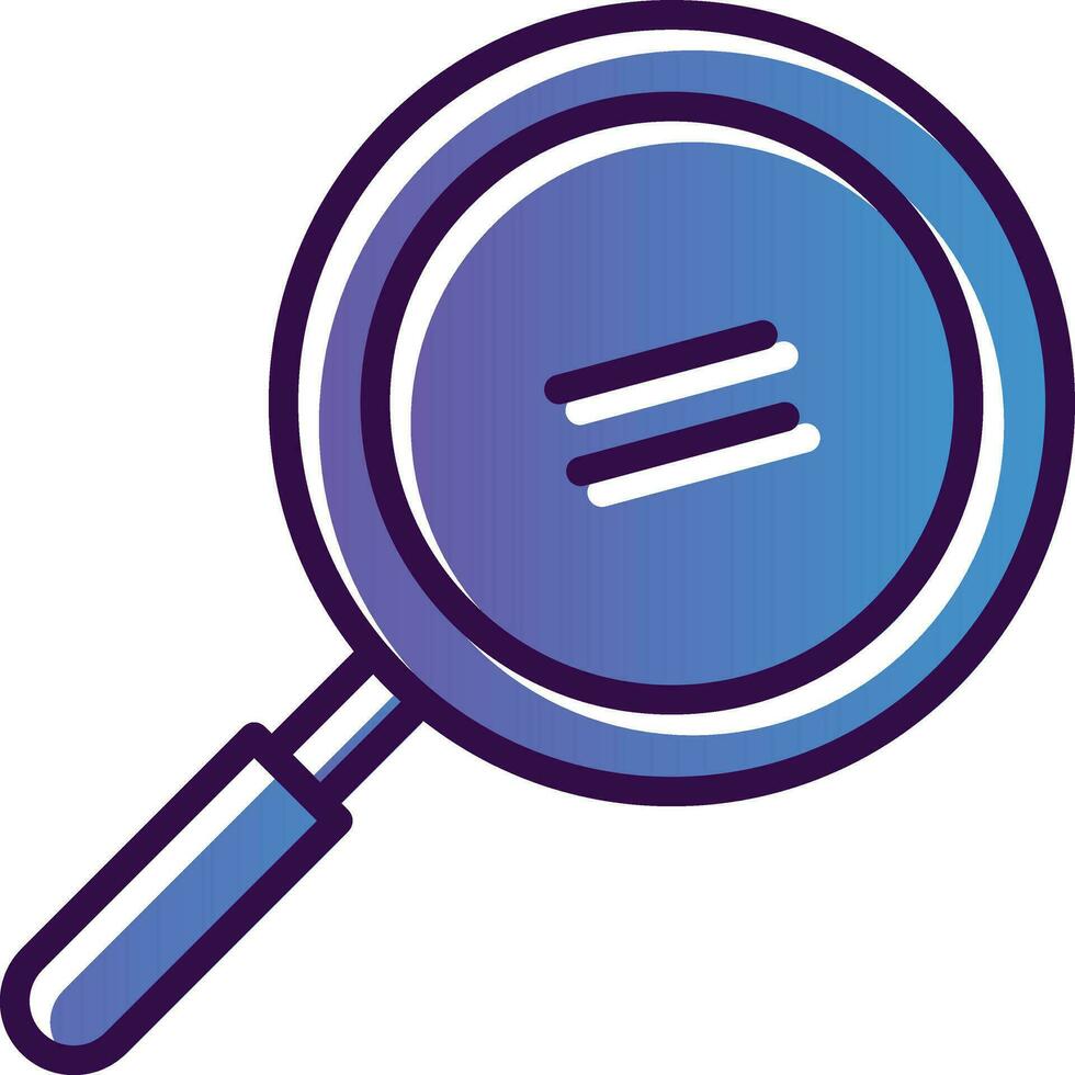 Magnifying glass Vector Icon Design