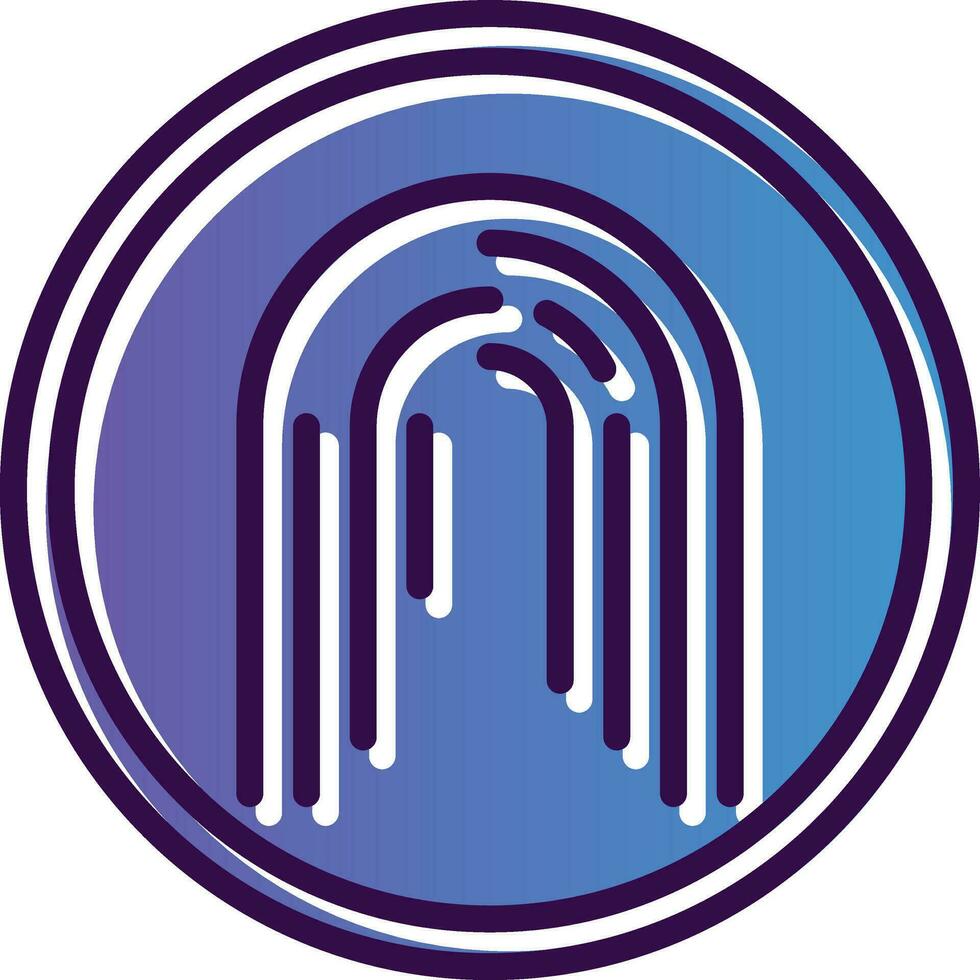 Finger print Vector Icon Design