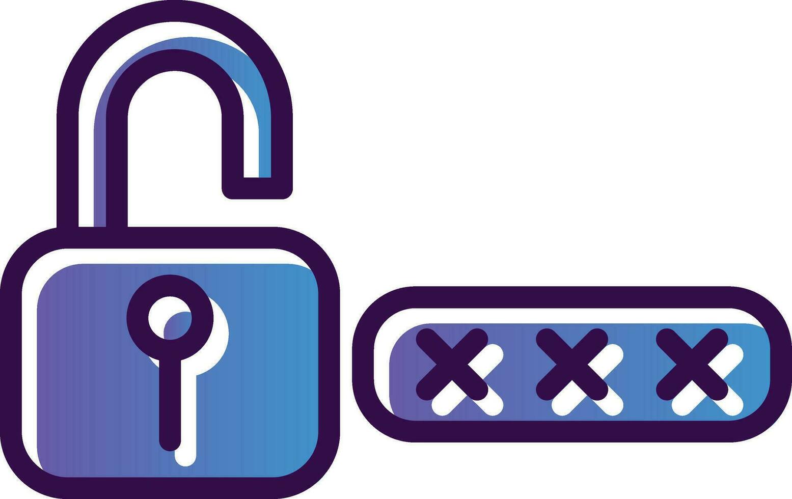 Password Vector Icon Design