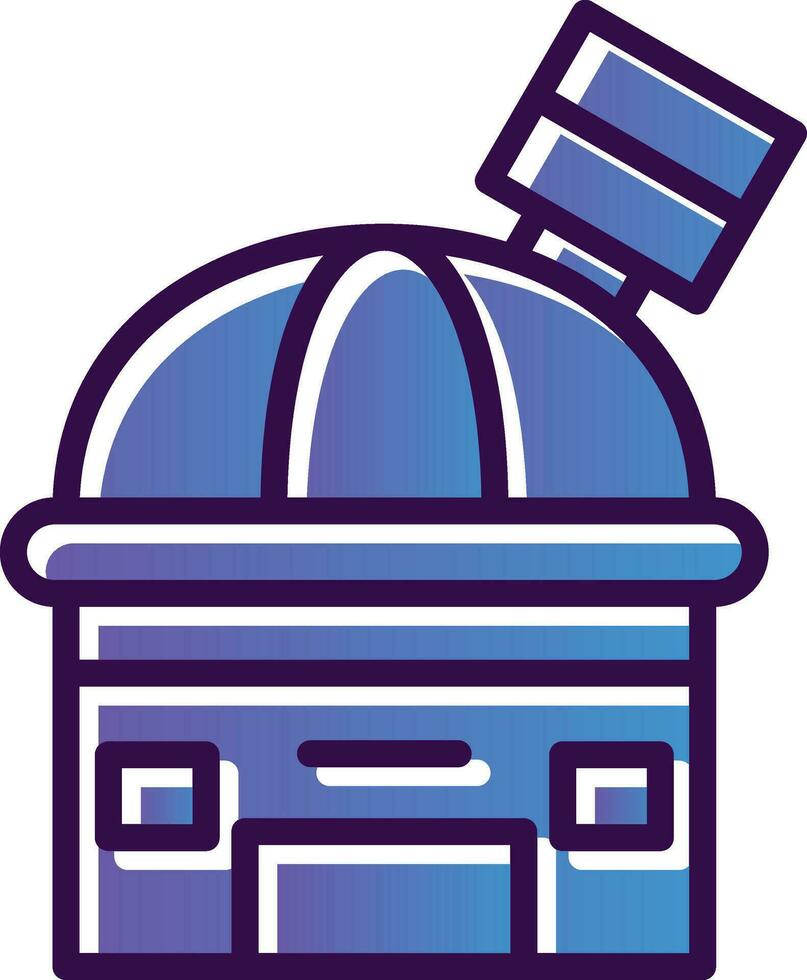 Observatory Vector Icon Design