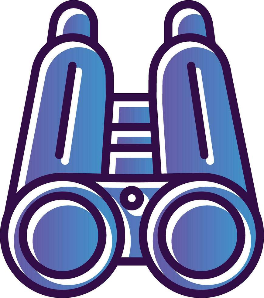 Binoculars Vector Icon Design