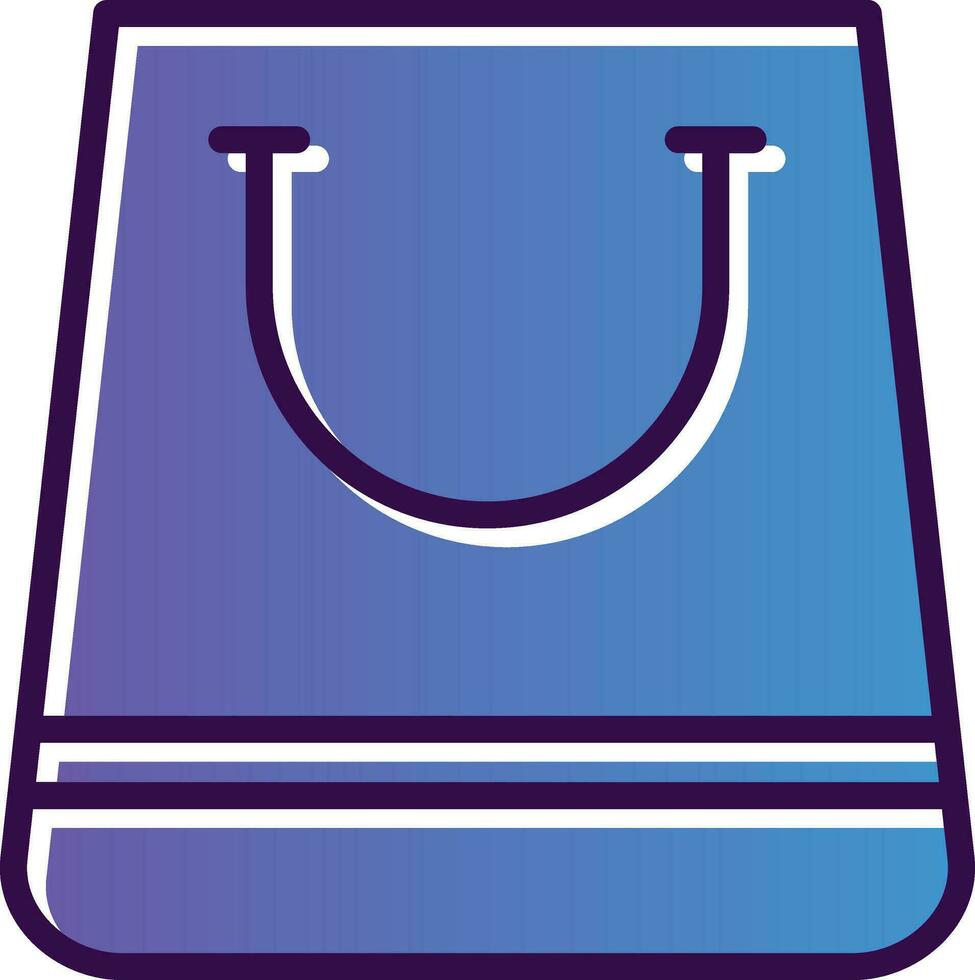 diseño de icono de vector de bolsa de compras