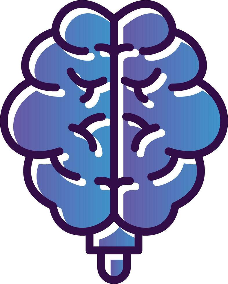 diseño de icono de vector de cerebro