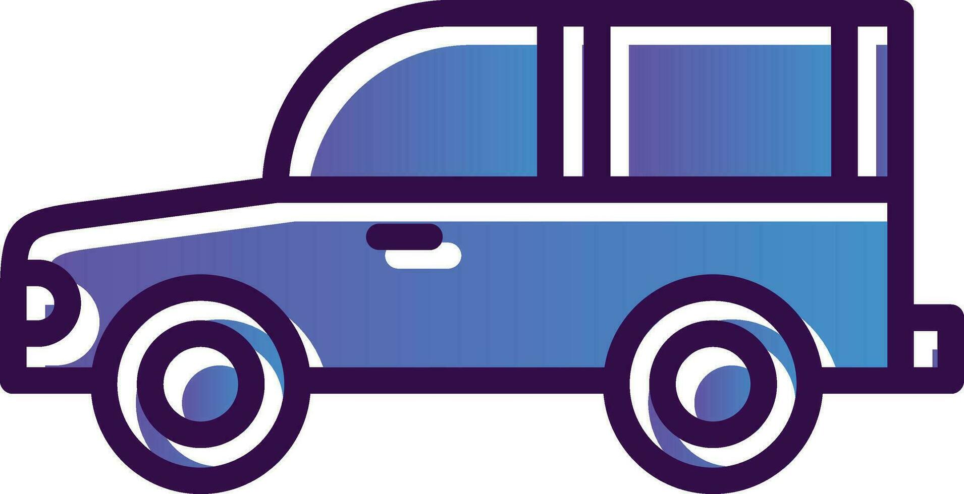 Car toy Vector Icon Design