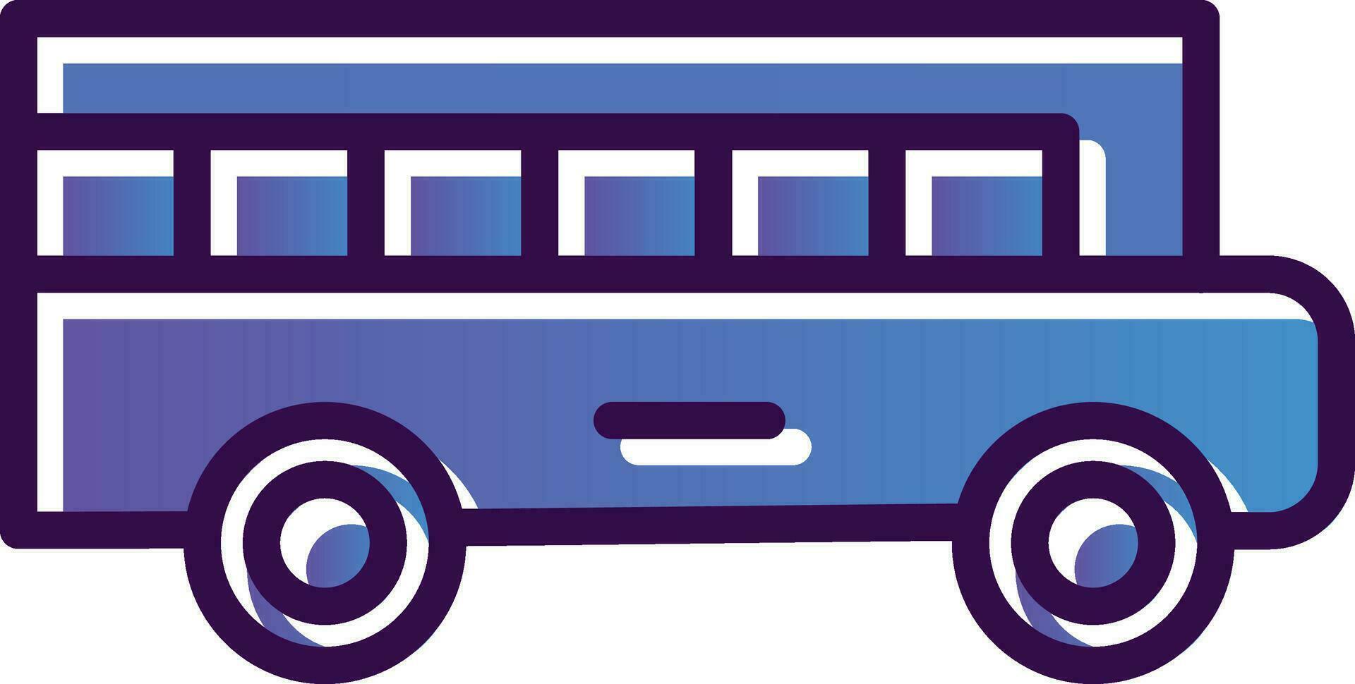 School bus Vector Icon Design
