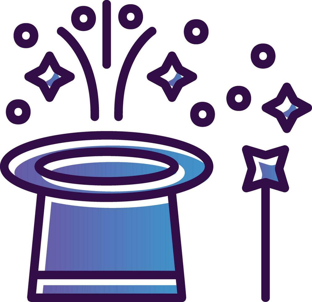 Magic trick Vector Icon Design