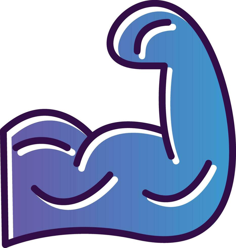 Muscle Vector Icon Design