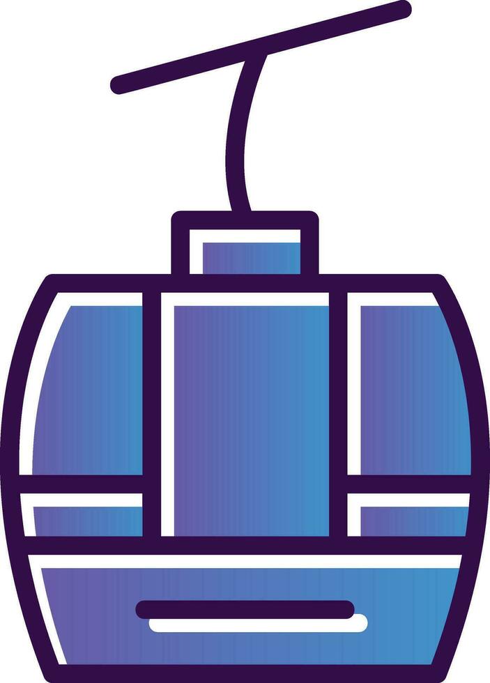 Gondola Vector Icon Design
