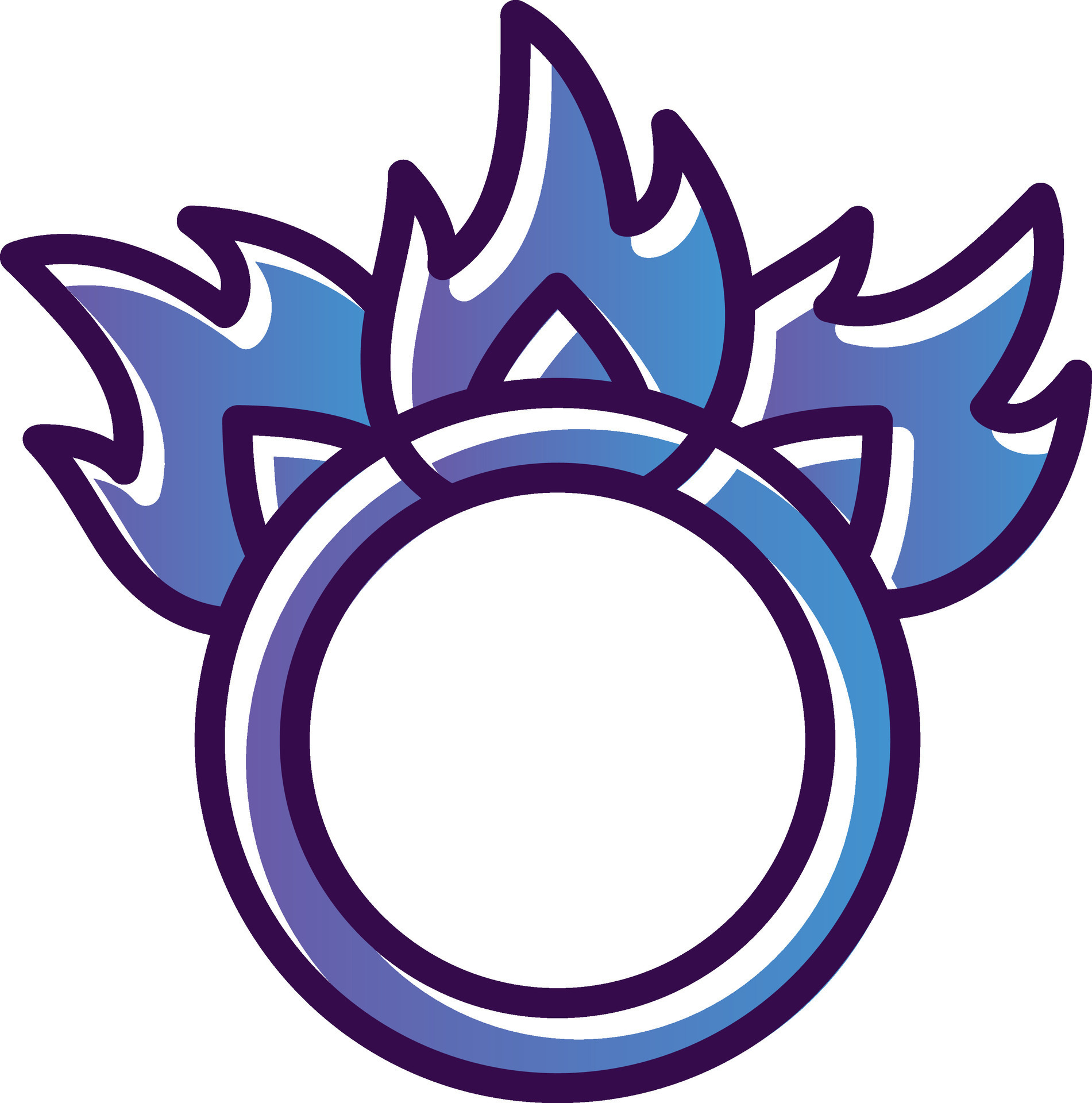 Ring of fire Vector Icon Design 25983416 Vector Art at Vecteezy