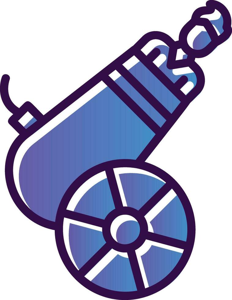 Human cannonball Vector Icon Design