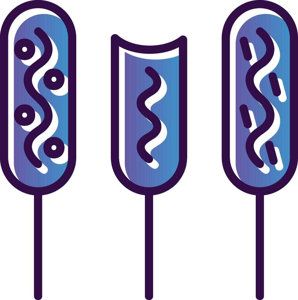 Corn dog Vector Icon Design