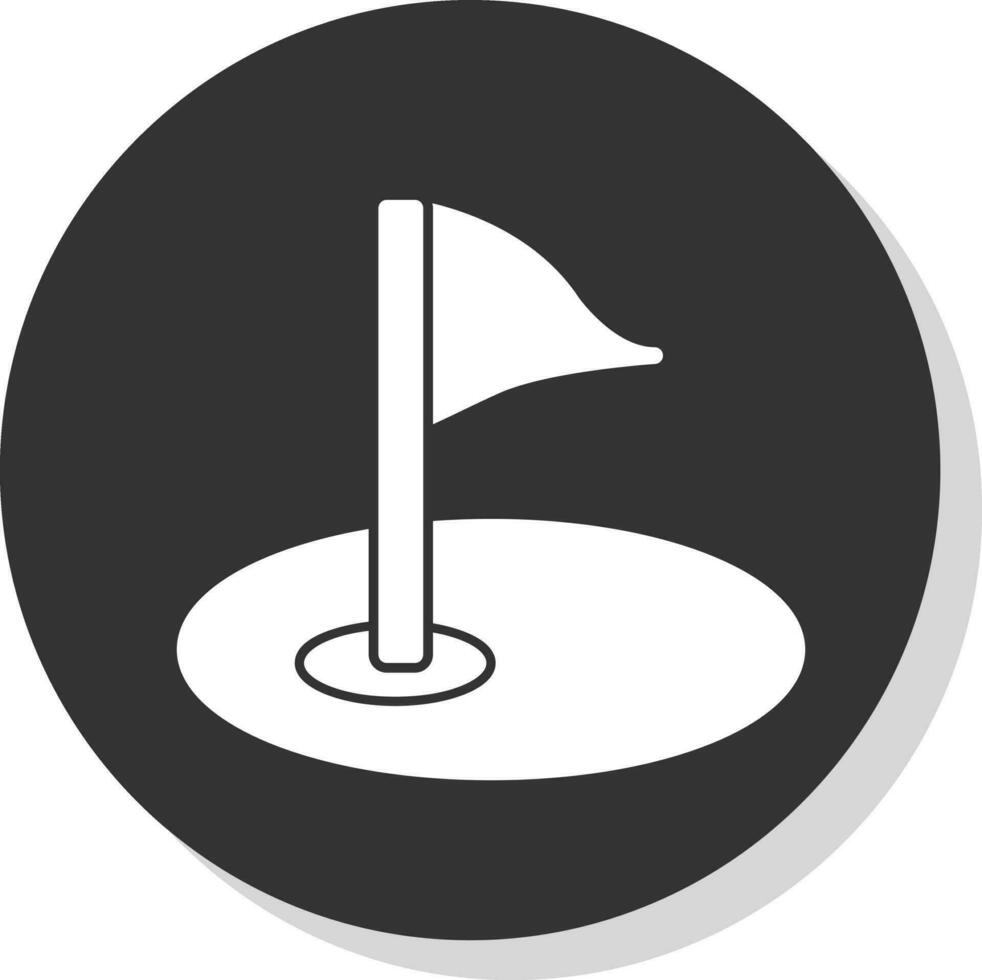 Golf course Vector Icon Design