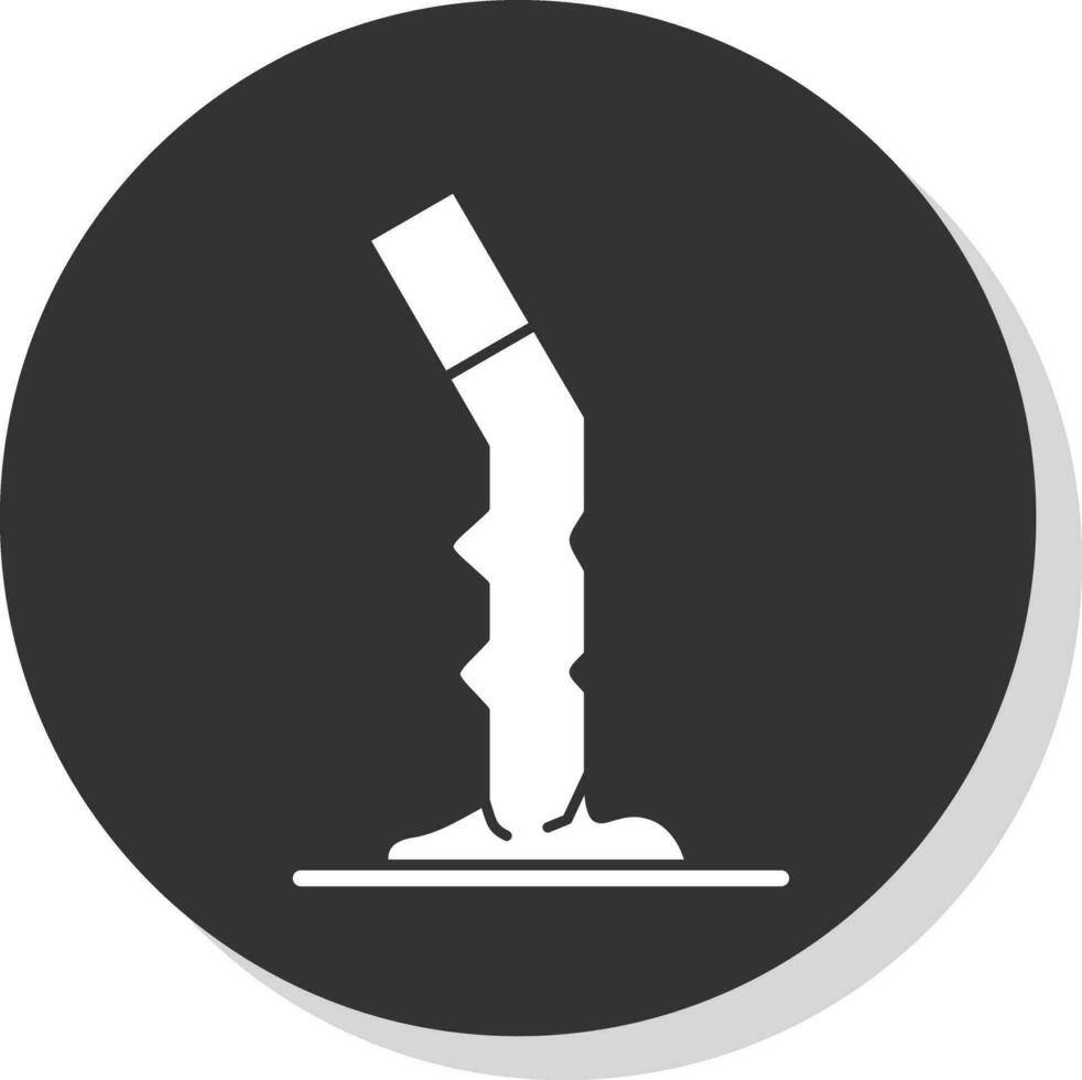 Cigarette butt Vector Icon Design