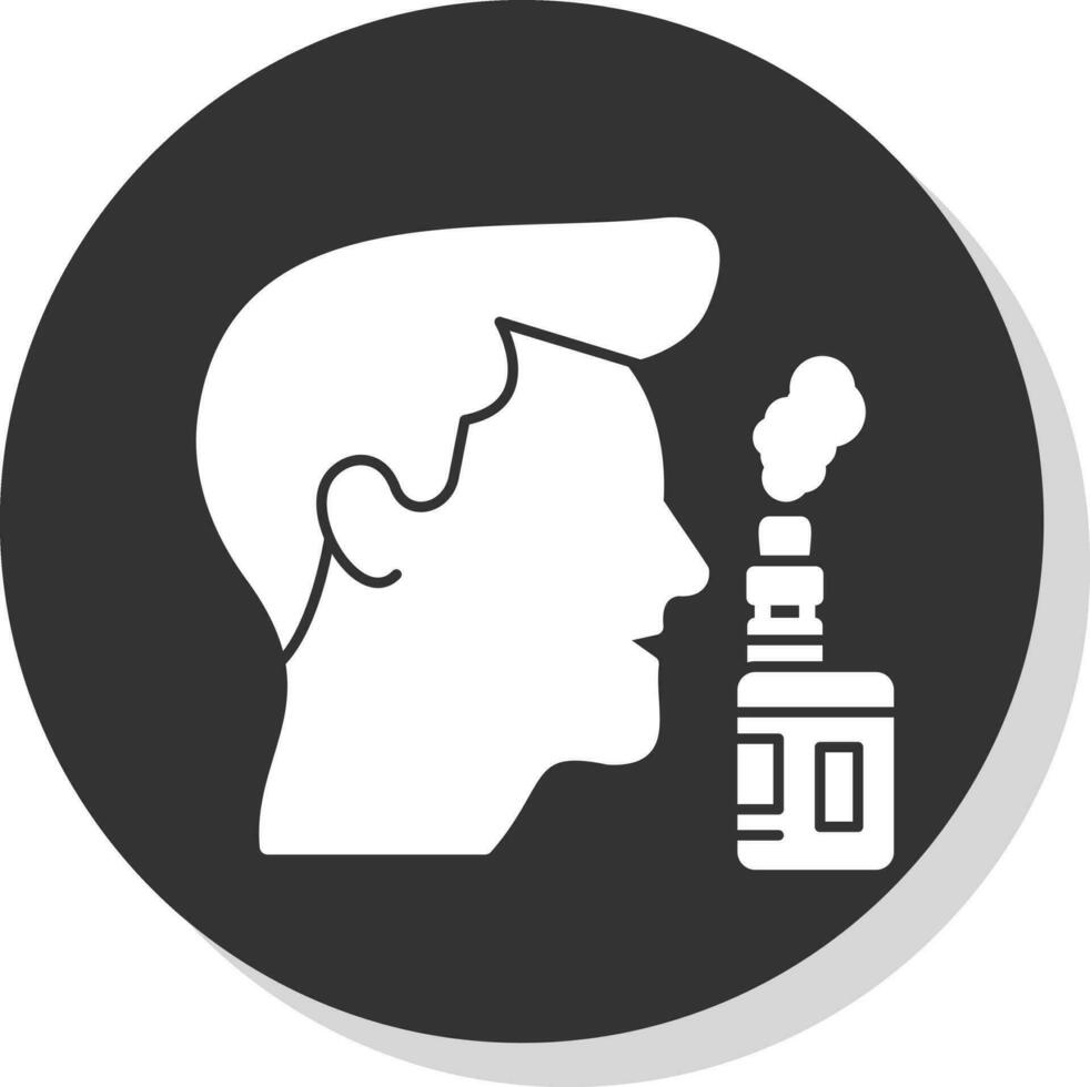 Vaper Vector Icon Design