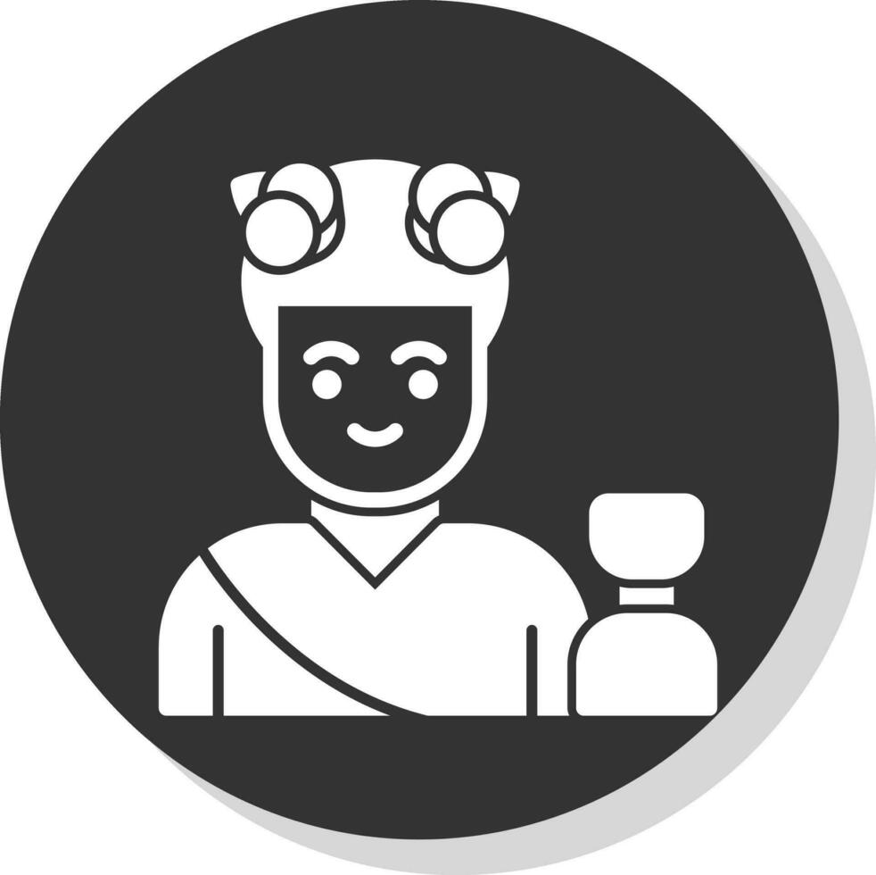 Dionysus Vector Icon Design