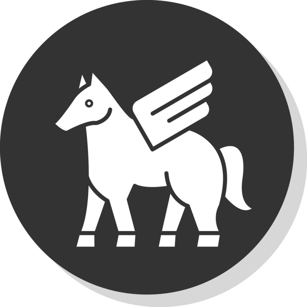 Pegasus Vector Icon Design