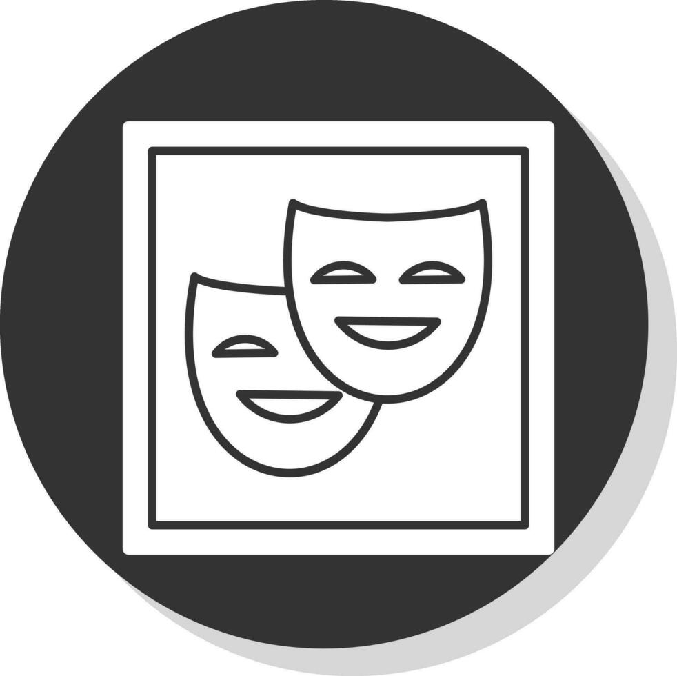 diseño de icono de vector de teatro