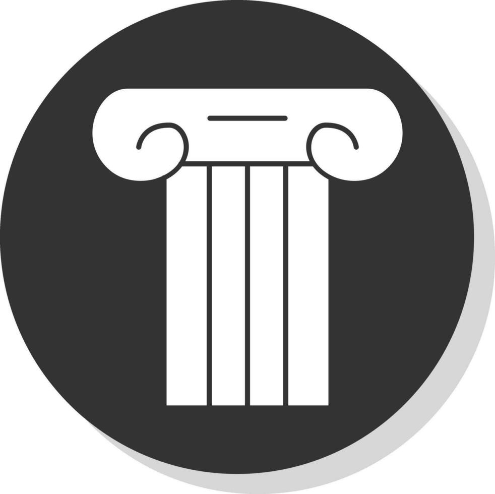 Ancient pillar Vector Icon Design