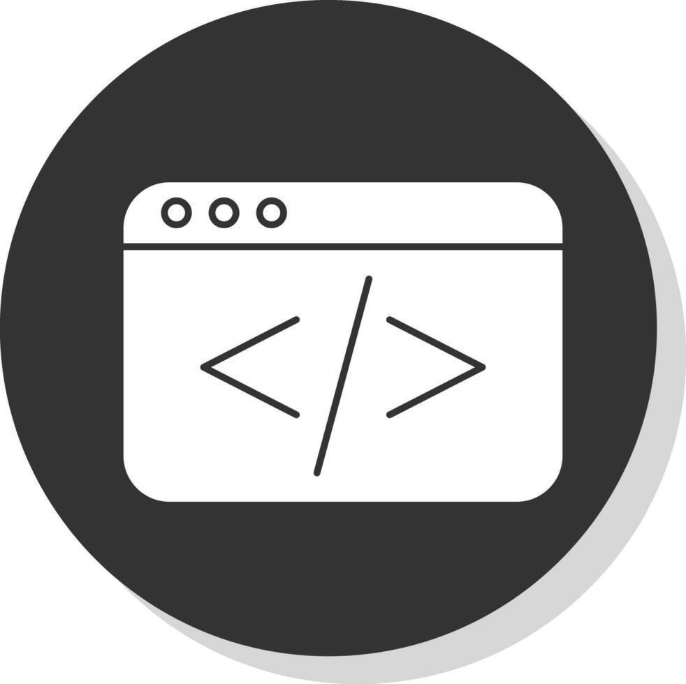 Coding Vector Icon Design