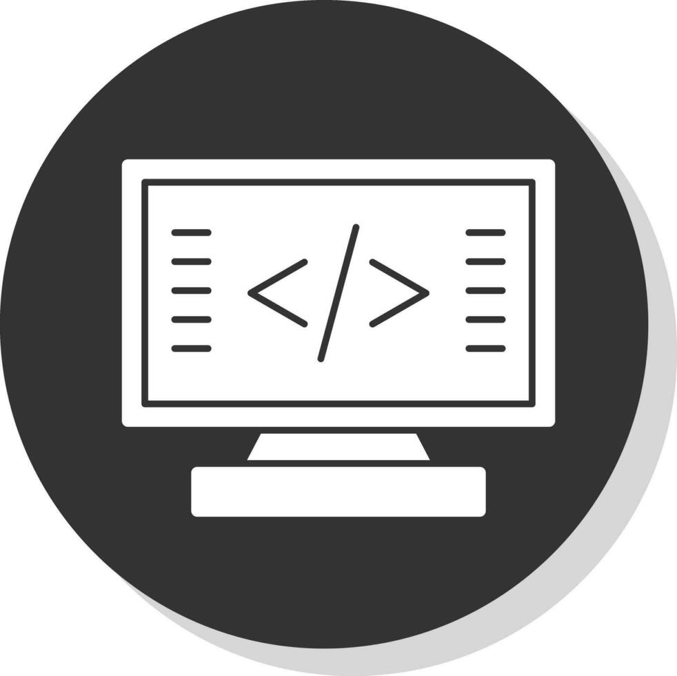 Coding Vector Icon Design