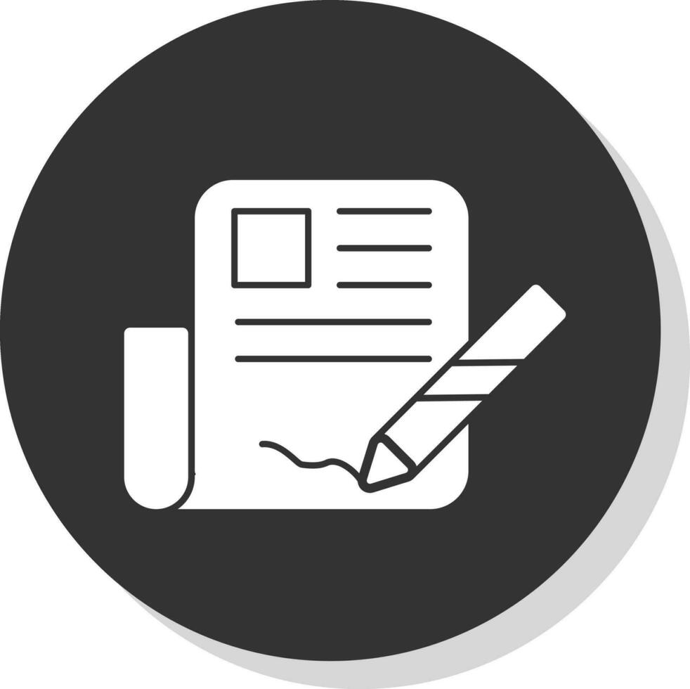 Contract Vector Icon Design
