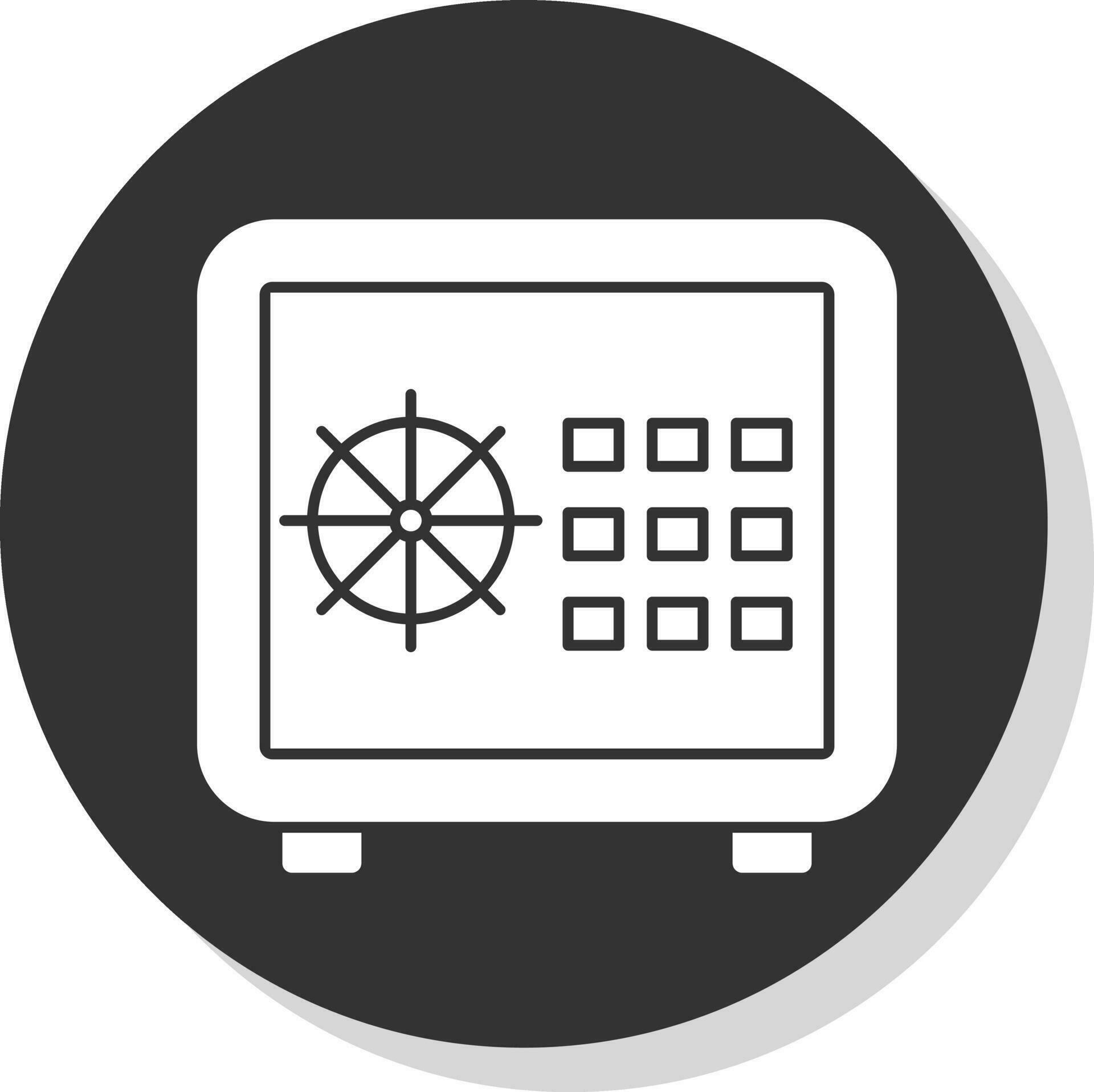 Safe locker Vector Icon Design 25984007 Vector Art at Vecteezy