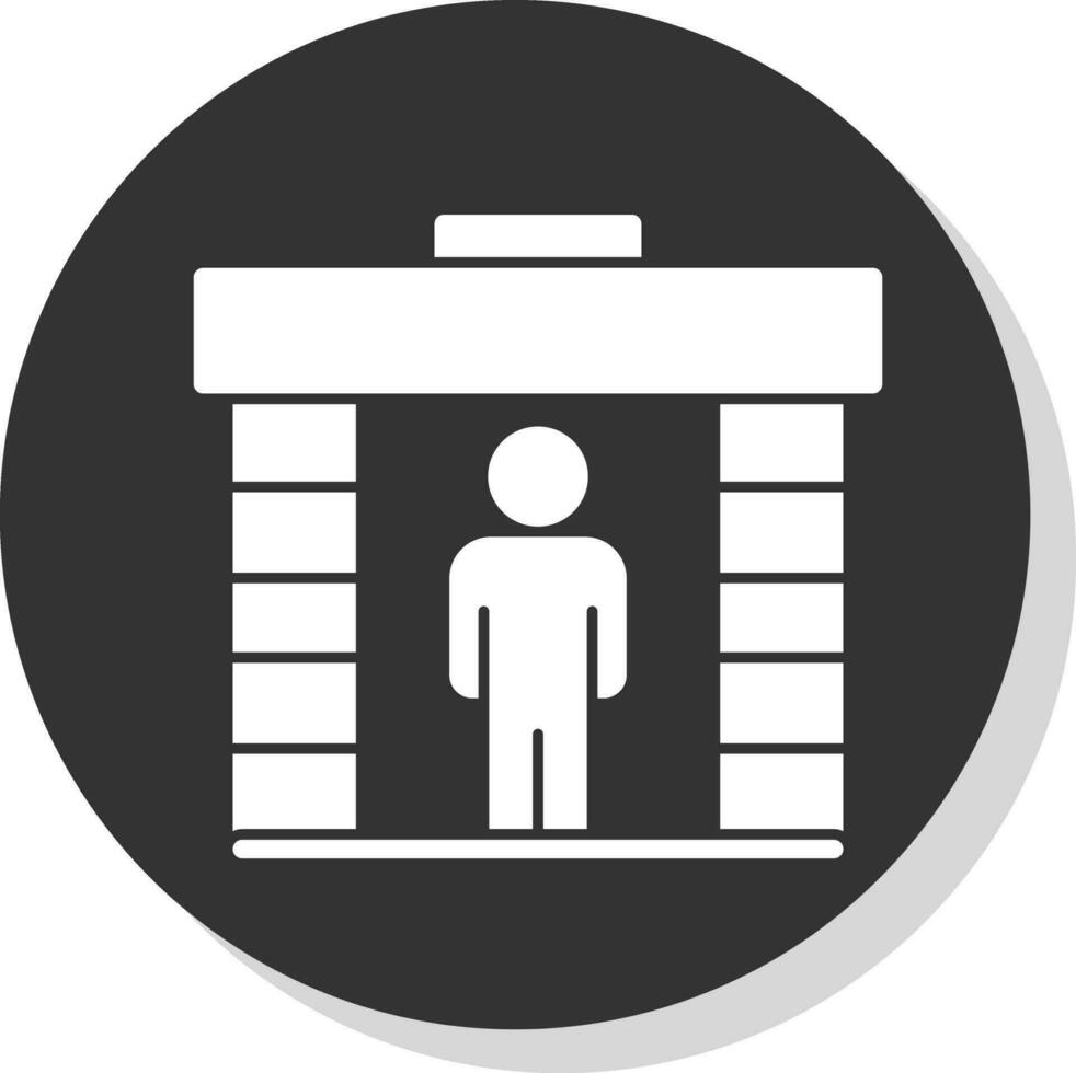 Metal detector Vector Icon Design