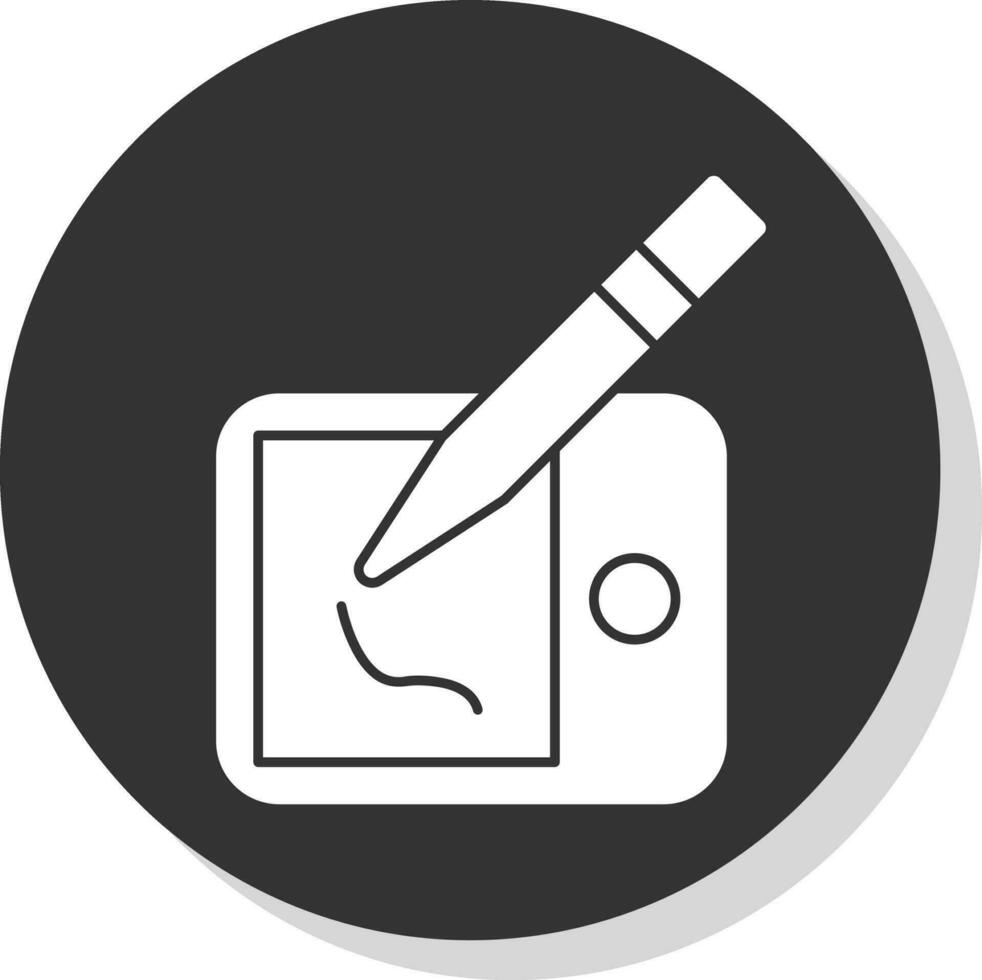 Drawing tablet Vector Icon Design