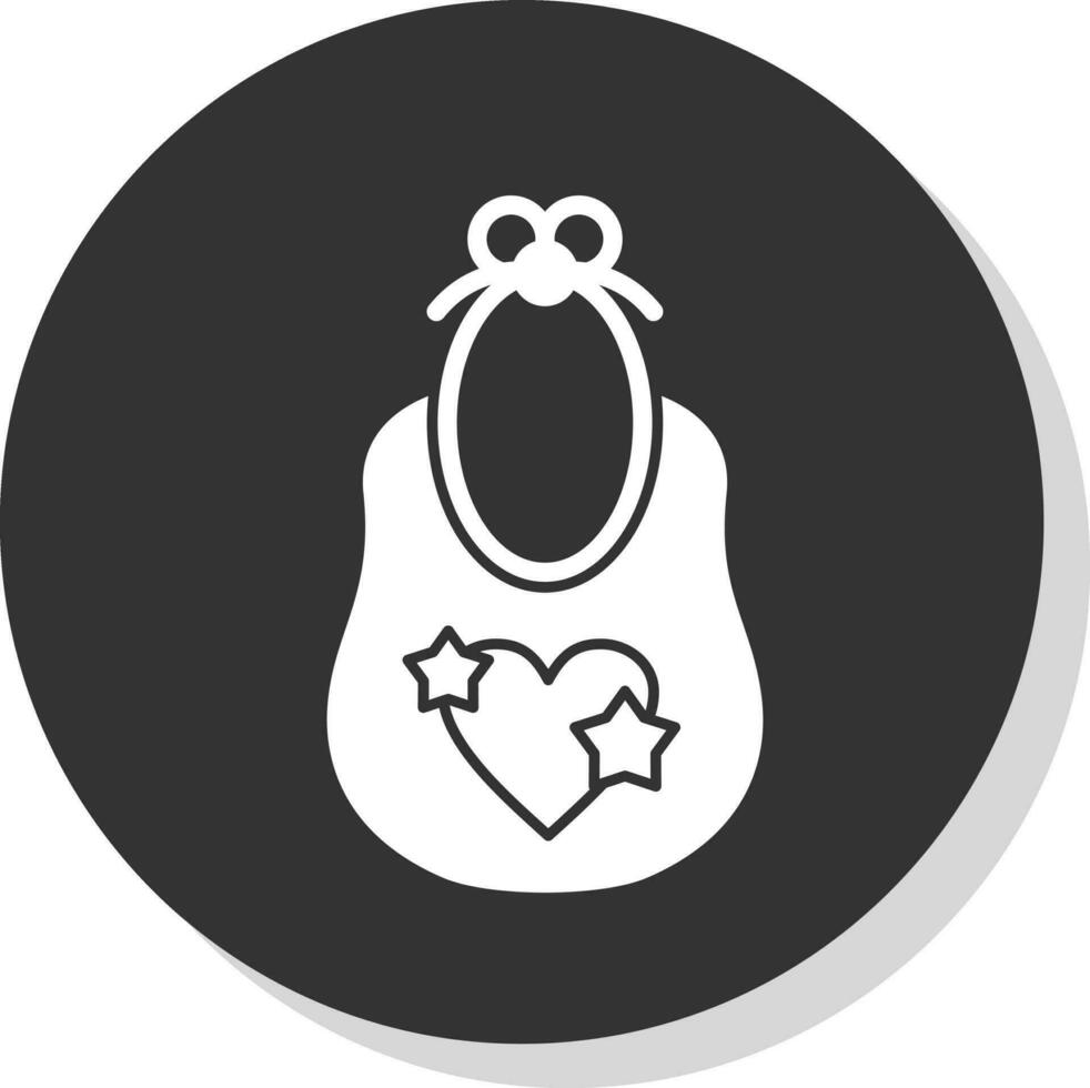 Baby bib Vector Icon Design