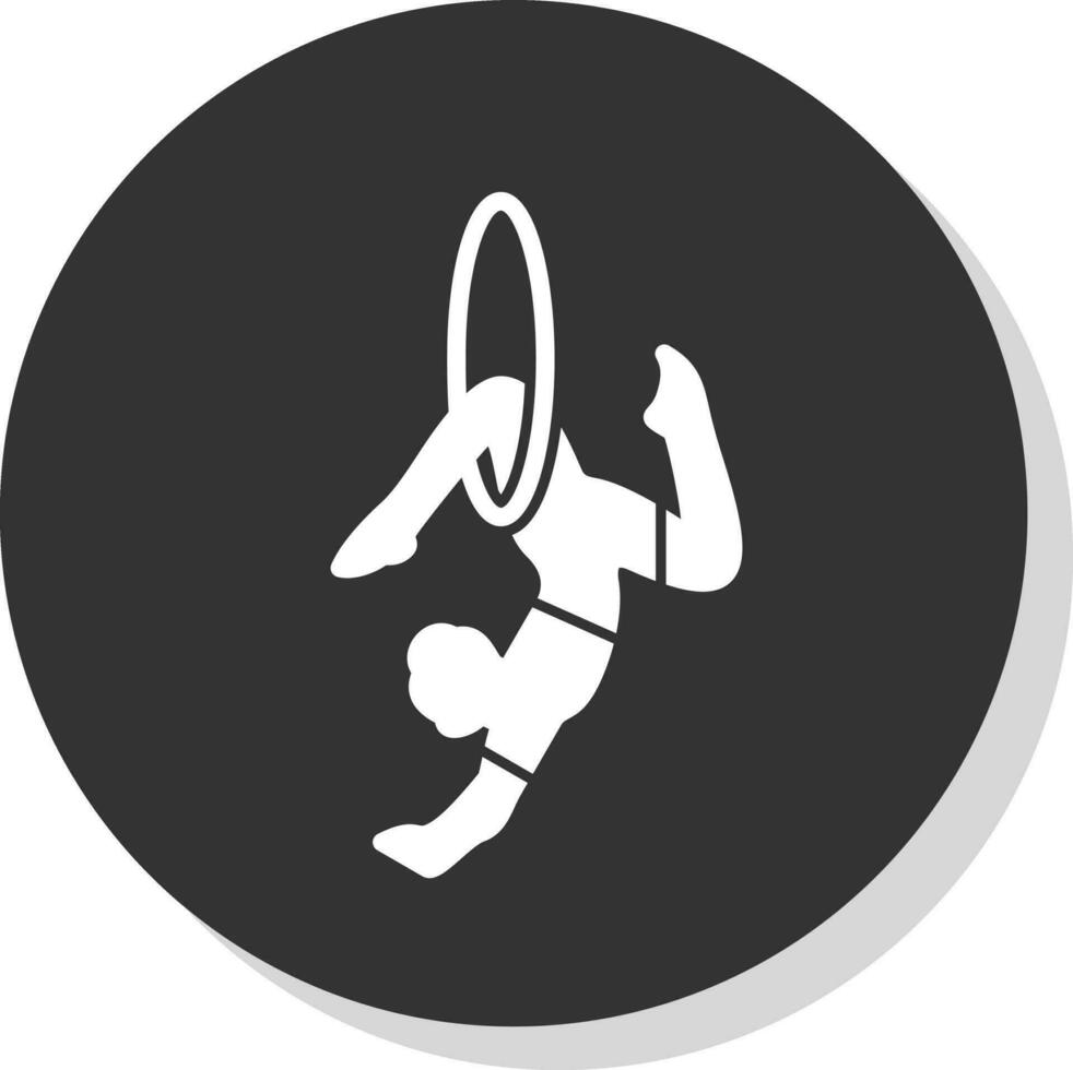 Trapeze artist Vector Icon Design