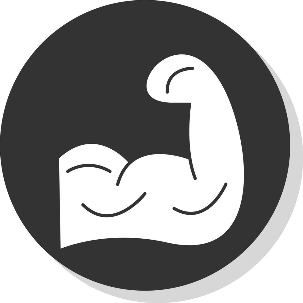 Muscle Vector Icon Design