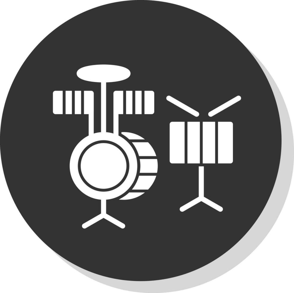 Drums Vector Icon Design