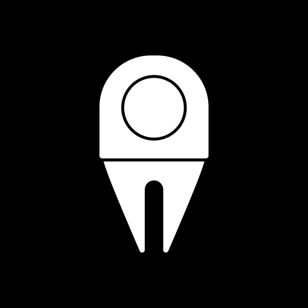 Divot Vector Icon Design
