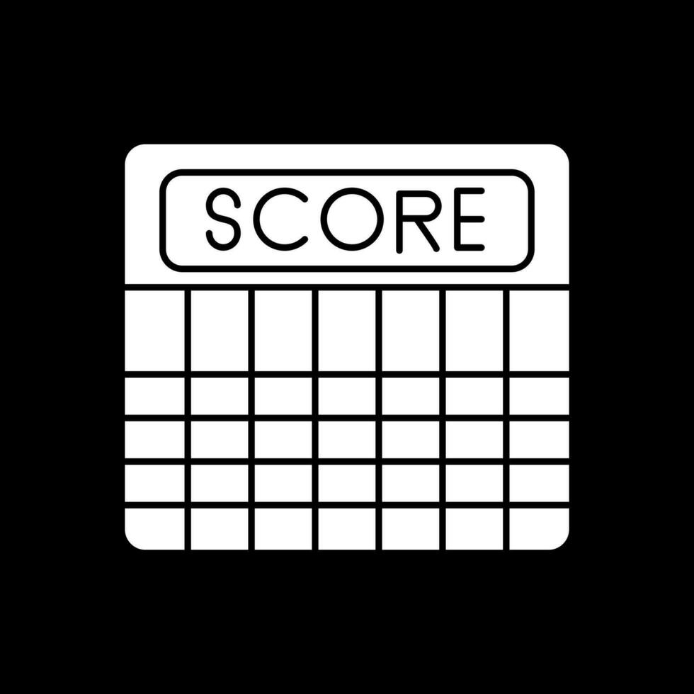 Score Vector Icon Design