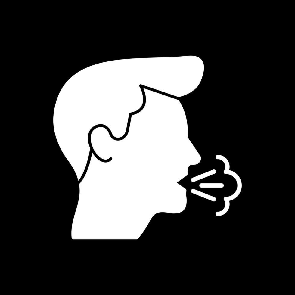 Cough Vector Icon Design