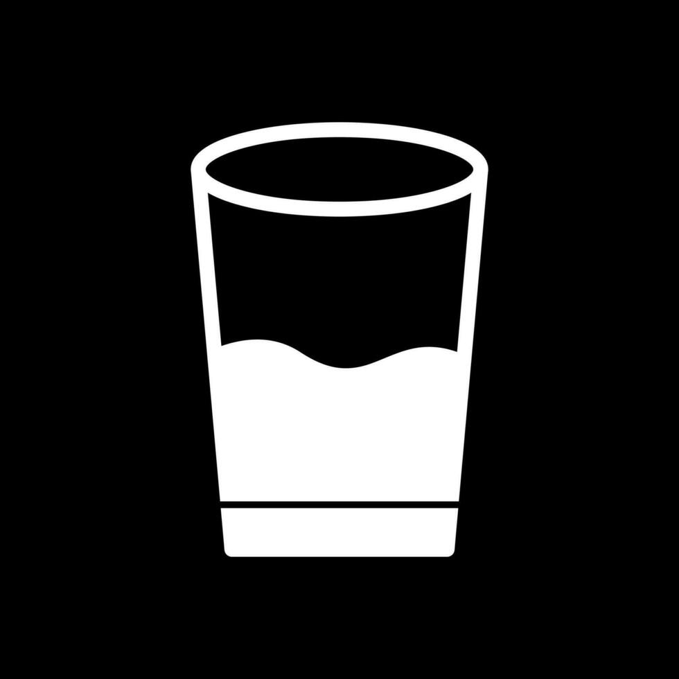 Glass of water Vector Icon Design