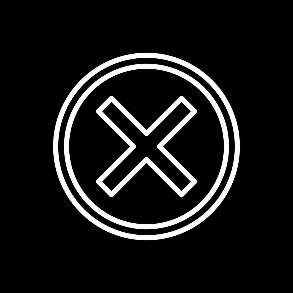 Cross Vector Icon Design