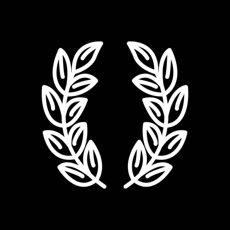 Laurel Vector Icon Design
