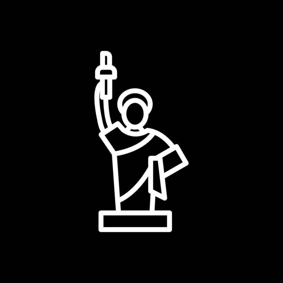 estatua vector icono diseño