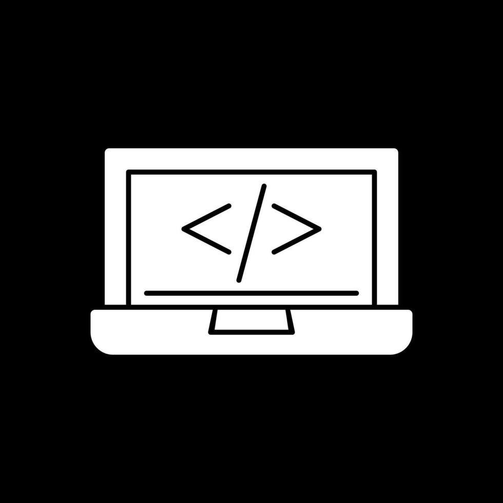 code programming Vector Icon Design