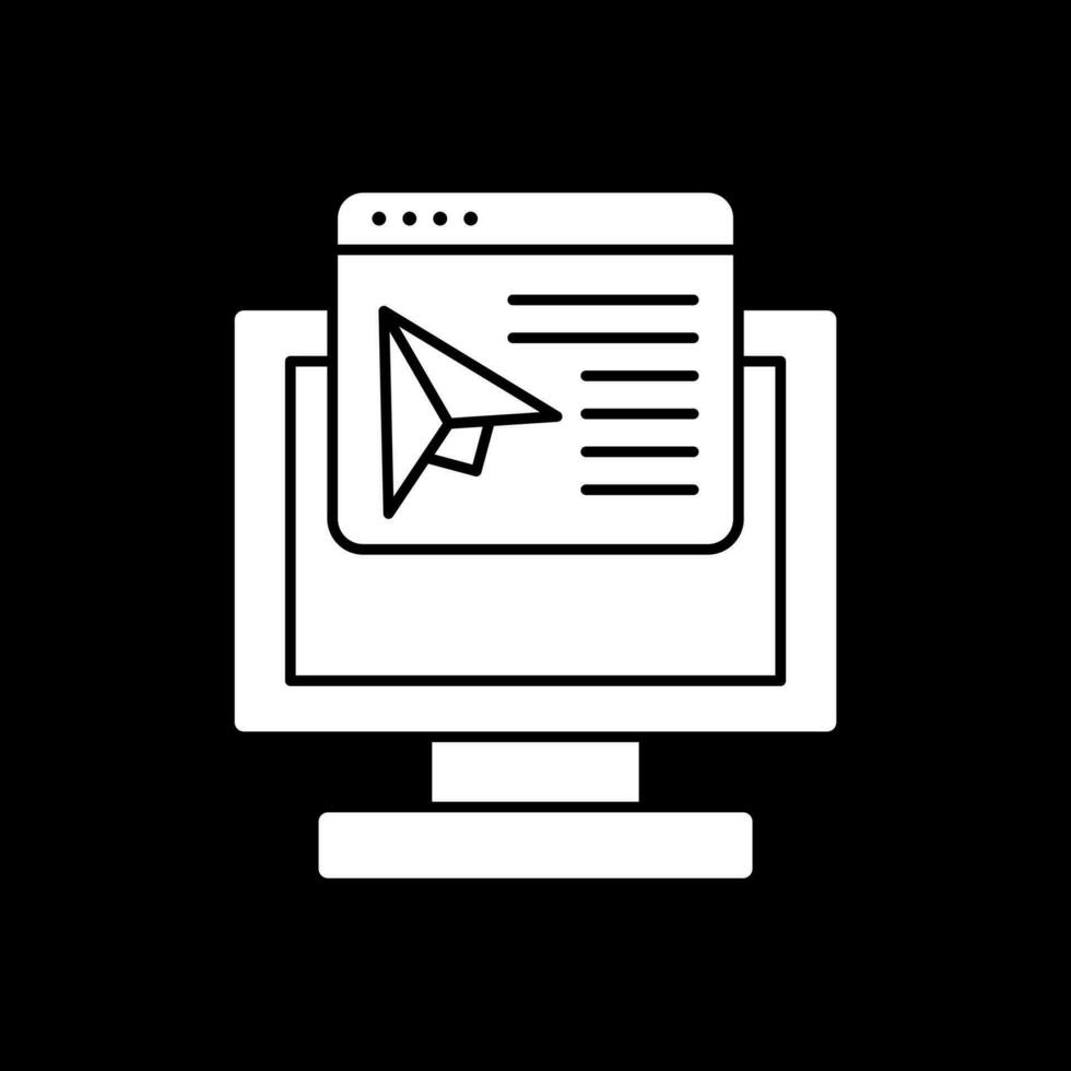 Landing page Vector Icon Design